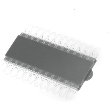 Klar Plast 24 X Neglelakk Gel Design Treningsdisplay Kart 1stk Transparent