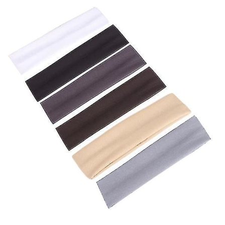 6 stk./pakke Elastisk Hårbånd Blødt Strækbart Absorberende Farvet Hovedbånd Svedbånd Til Træning Fitness Yoga