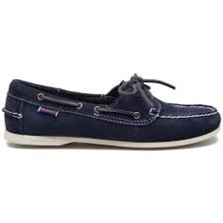 Sebago Docksides Jaqueline Sko Blå, Dame, Størrelse: 40 1/2 EU
