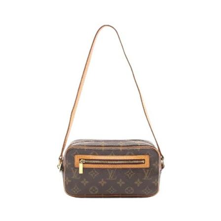 Louis Vuitton Vintage, Pre-owned Leather louis-vuitton-bags Bruin, Dames, Maat:ONE Size