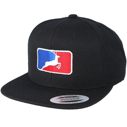 Hunter - Svart snapback Caps - MLB Deer Black Snapback @ Hatstore