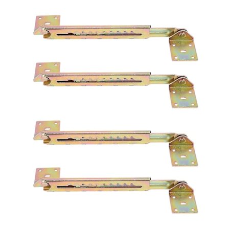 2 par vinkel lyftstång skrivbord 10 växlar justerbar gångjärnsvinkel gångjärn med fäste