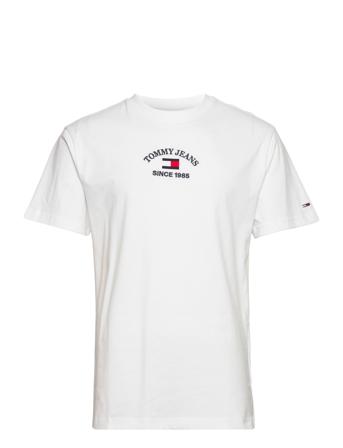 Tjm Clsc Timeless Tommy Tee T-shirts Short-sleeved Valkoinen Tommy Jeans