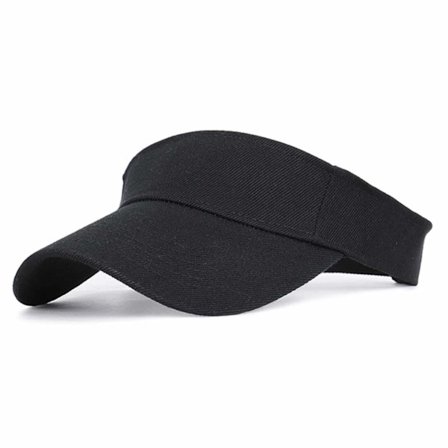 Sort solcreme caps skærm solarp clip-on velcro