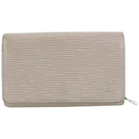 Louis Vuitton Vintage, Pre-owned Leather wallets Grijs, Dames, Maat:ONE Size