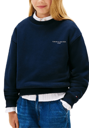 Tommy Hilfiger Sweatshirt Mini Corp Hoodies & sweatshirts Unisex Blå 152