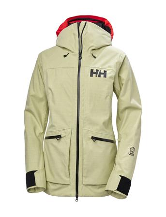 W Powderqueen 3.0 Jacket Yellow Helly Hansen