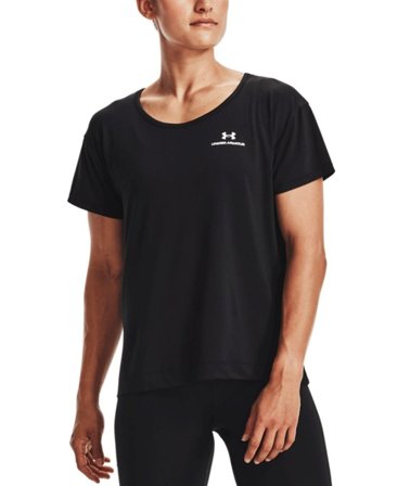 Under Armour Rush Energy SS Black/White