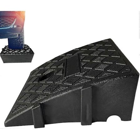 Bilramp för trottoarkanter, kraftiga PVC-ramper för uppfart - Trottoarkantsramper för husbil, lastbil, skjulramper, husdjur, tröskelramp för rullstol.