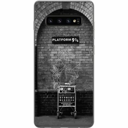 Samsung Galaxy S10 Genomskinligt Skal Harry Potter Hogwarts Le