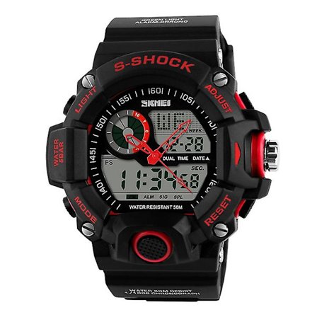 Skmei 1029 Men Outdoor Waterprooic Watch Grön
