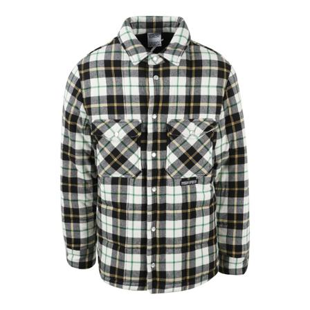 Marcelo Burlon, Logo Overshirt Groen, Heren, Maat:L