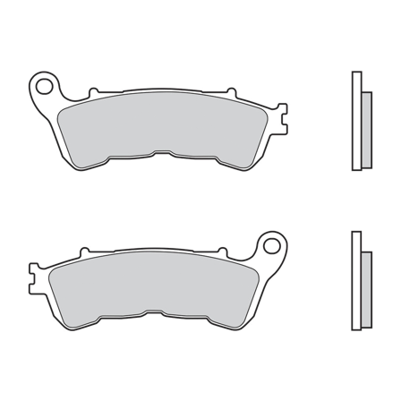 Bromsbelägg Brembo Sintered Road Fram - Honda CB 1100 2010-2022