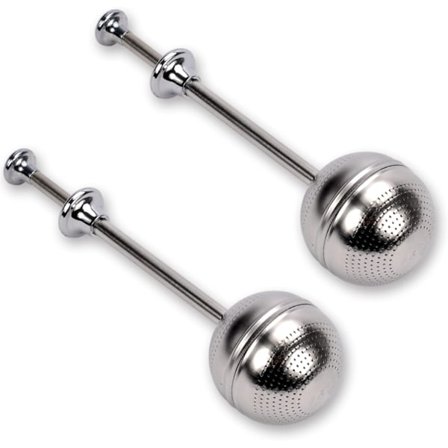 2 st Premium Te-silfilter för löst te, återanvändbar finmaskig te-infusionssil för kopp och tekanna