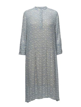 Elm Shirt Dress Aop 9695 Knelang Kjole Grønn Samsøe Samsøe