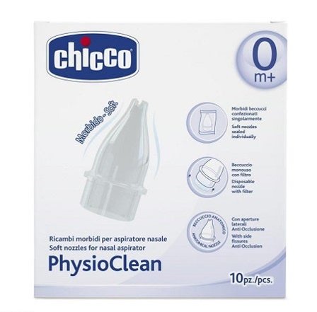 Chicco Ricambio Aspiratore Nasale PhysioClean 10 Beccucci