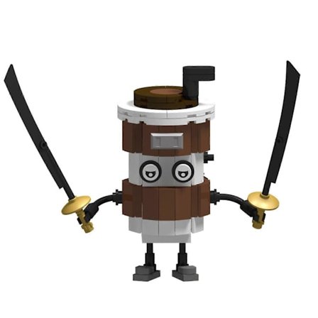 Italiensk Brainrot Tung Tung Tung Sahur Byggeklosser Tralalero Tralala Action Leketøysfigurer _29[D]