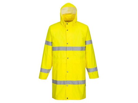 PORTWEST Regnkappa varsel H442 kl3 gul 2XL - Lyreco - Arbetskläder - Varselkläder - Varselregnkläder