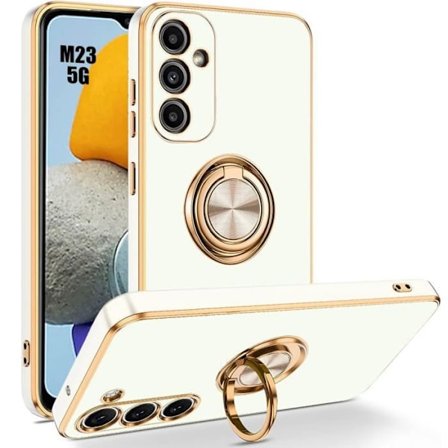 Coque - Samsung - Galaxy M23 5G - Silikon - Stötbeständig - 360° Rotering Stöd