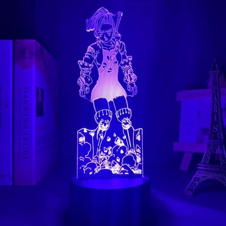 Sju dödssynder LED nattlampa Jericho lampa för sovrumsdekoration födelsedagspresent Sju dödssynder Jericho lampa 3D lampa anime