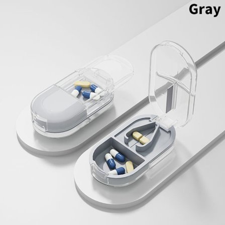 2 i 1 piller Medisinknuser Kvern Kvernkvern Mini