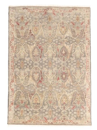 Handgeknüpft Usak Indisch Teppich 247X352 Orange/Beige