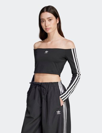 adidas Originals Offshoulder Ls - Black - M