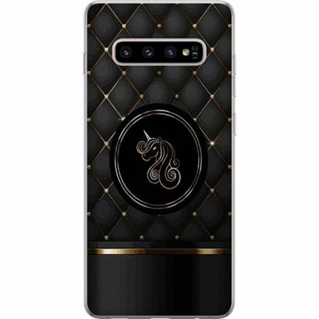 Samsung Galaxy S10+ Genomskinligt Skal Luxury Unicorn