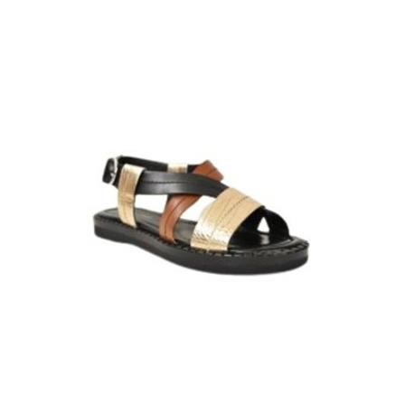 Janet & Janet, Flat Sandals Szary, Kobieta, Rozmiar: 38 EU