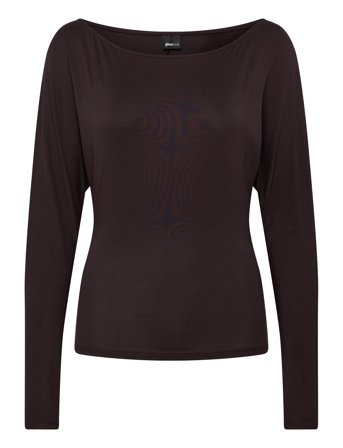 Gina Tricot Soft Slouchy Loungewear Top - Brown - M