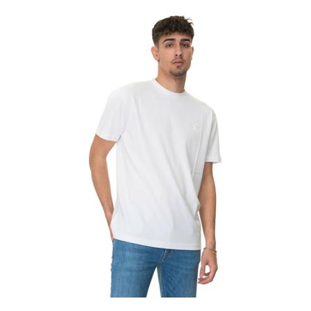 Hogan, Short-sleeved round-necked T-shirt Biały, Mężczyzna, Rozmiar: L