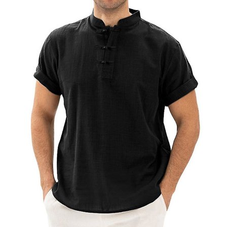 Miesten kesän casual lyhythihainen retropaita topit