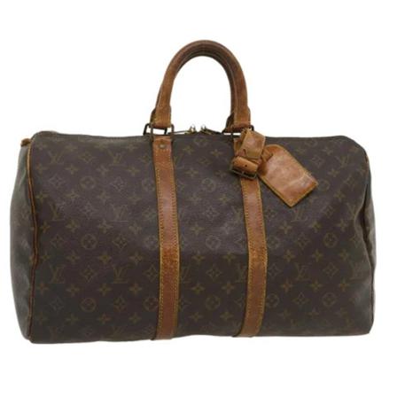 Louis Vuitton Vintage, Pre-owned Keepall Bag Bruin, Dames, Maat:ONE Size