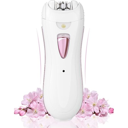 Epilator til Kvinder Ansigts Epilator Mini Trådløs Genopladelig Bikini Zone Kvinders Skæg Ansigt Privat Område 1stk-hvid