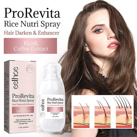 2X Zephta H-Regrow 2.0, Zephta Håravfall, Prorevita Rice Nutri Spray, for Hår
