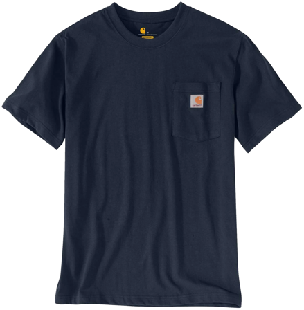 Carhartt Workwear M's Workw Pocket S/S T-Shirt Navy
