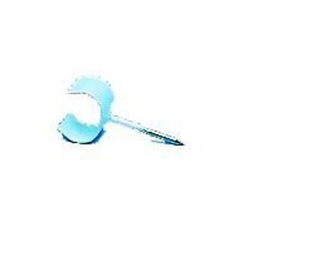 GELIA LEDNINGSKLAMMER 10-14MM RUND MED STIFT 10STK