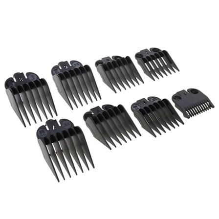 8 stk. Universal Hårklipper Begrensningskam Guide Feste Størrelse Barbererstatning