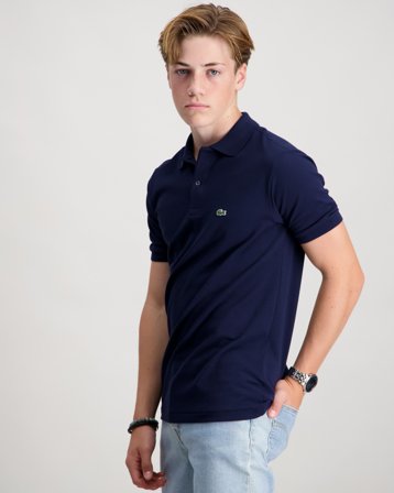 Lacoste LCB PETIT PIQUE POLO Blau Polo/Rugbyshirts Jungen - Kids Brand Store
