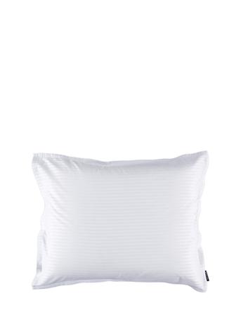 Pillowcase Bamboo Stripe Home Textiles Bedtextiles Pillow Cases Valkoinen Gripsholm