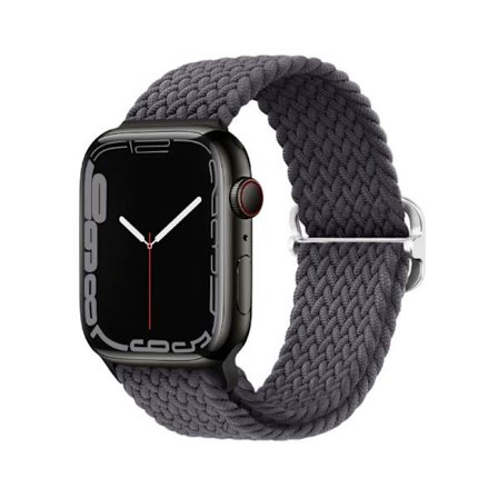 Braided Bracelet for Apple Watch 42/44/45 mm Dark Gray M