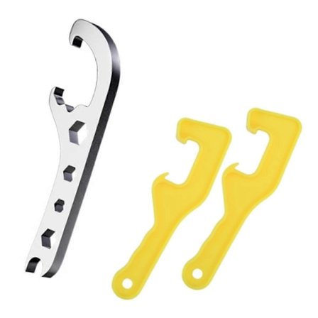 3 stk. Plastik Spand-Låg Åbner 5 Gallons Malingdåse Åbner Låg Nøgle Metal Dåse Åbner til Hjem Industri