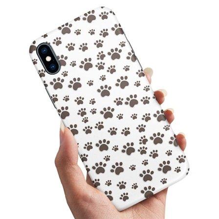iPhone XR - Skal/Mobilskal Paw Pattern