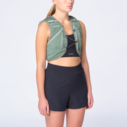 Salomon - Plecaki do biegania Torby i plecaki Act Skin 12 No Flasks - Laurel Wreath / Lily Pad