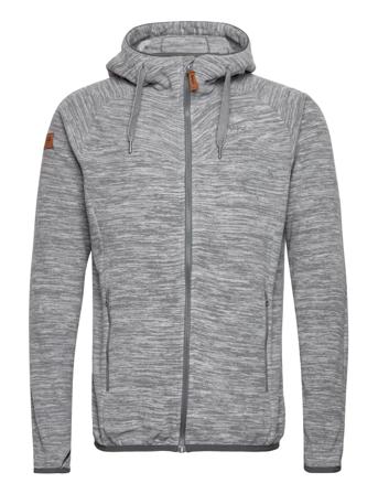 Hareid Fleece Jacket Sweat-shirts & Hoodies Fleeces & Midlayers Grå Bergans