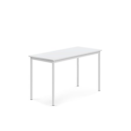 Stół BORÅS, 1200x600x720 mm, biały laminat, biały