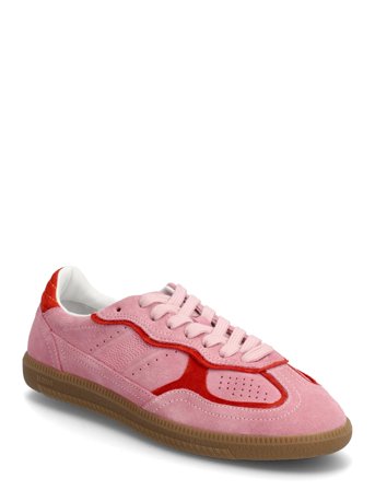 ALOHAS Tb.490 Rife Burgundy Cream Leather Sneakers - Pink - 42