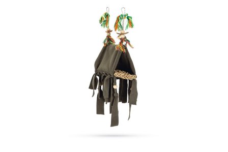 Fugleleke Telt, Grønn - 18cm