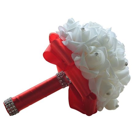 Brudebuket Holder Blomster RØDE