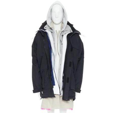Balenciaga Vintage Pre-owned nylon overtj Sort, Dame Vintage Jakker